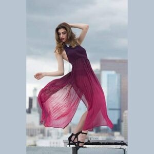 MELLE ombré coverup dress SMALL